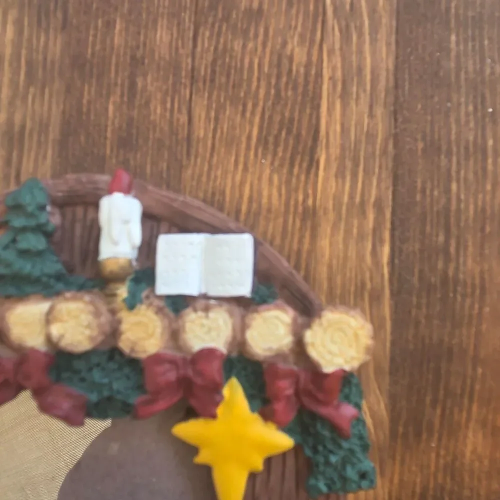 Vintage Christmas Snowman Picture Frame 3x5 Holiday Photo Frame Decor